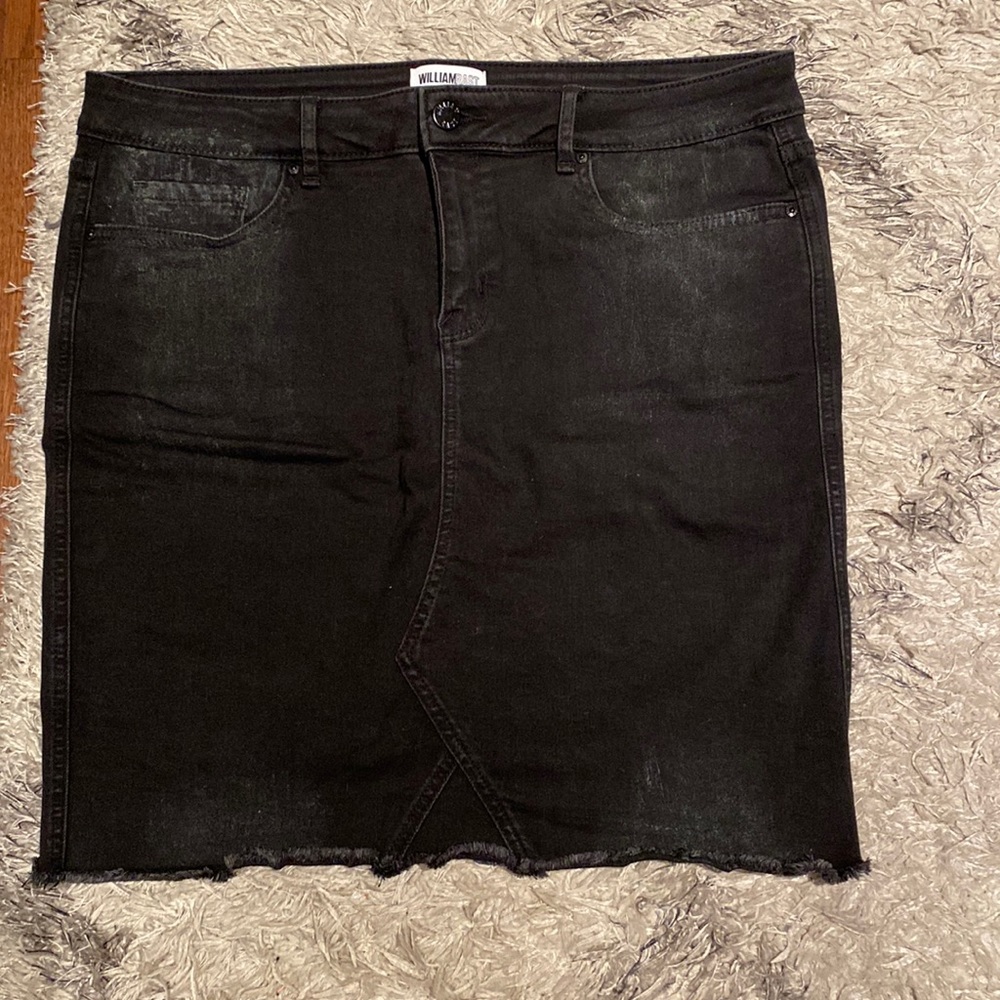 William Rast Black Denim Skirt
